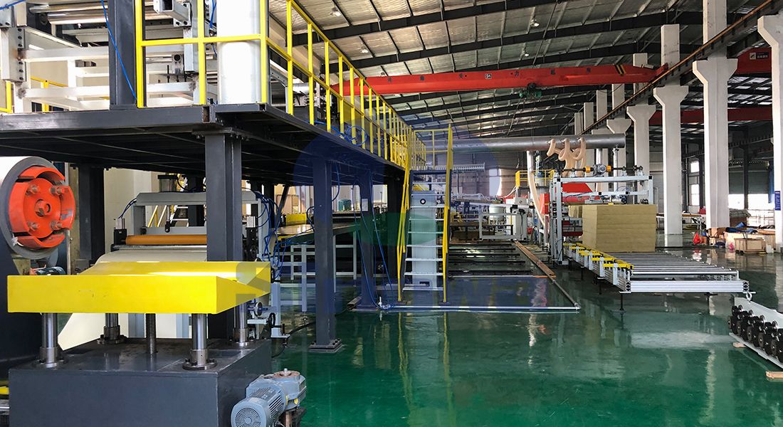 PU Rock Wool Sandwich Panel Corner Production Line